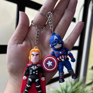 Superhero Keychain Set